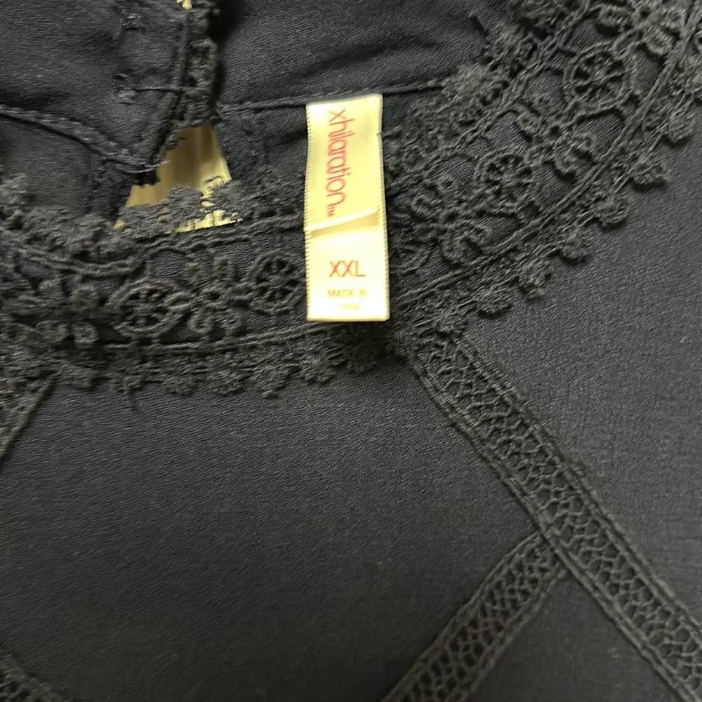 Navy blue baby doll dress by Xhilaration - Picture 2 of 6